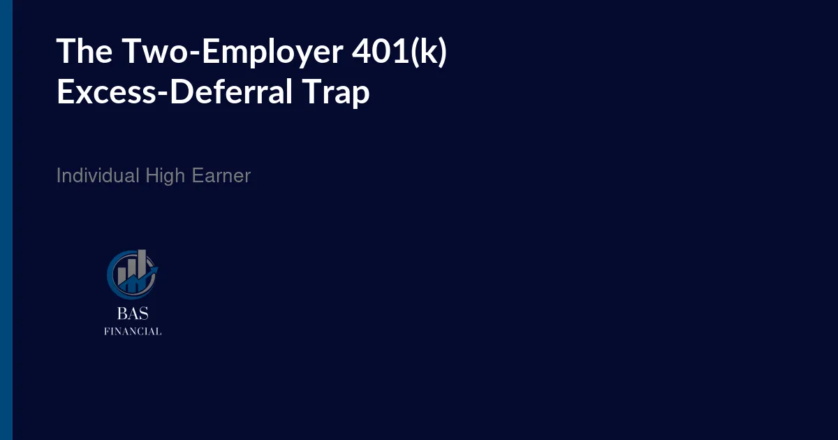 A calendar page marking the April 15 corrective-distribution deadline for a 401(k) excess deferral